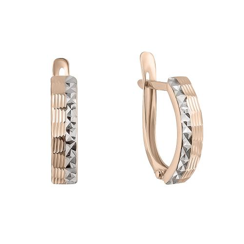 Золотые серьги МАГНАТ А 011718 Золотые серьги МАГНАТ А 011718